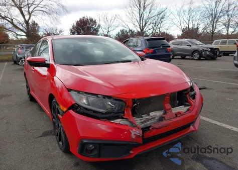 2019 Honda Civic Sport z USA, uszkodzony, nr VIN 2HGFC2F81KH508651